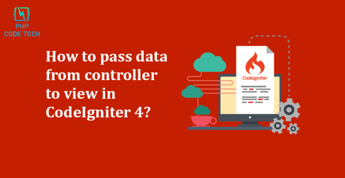 how to pass data from view to controller in codeigniter